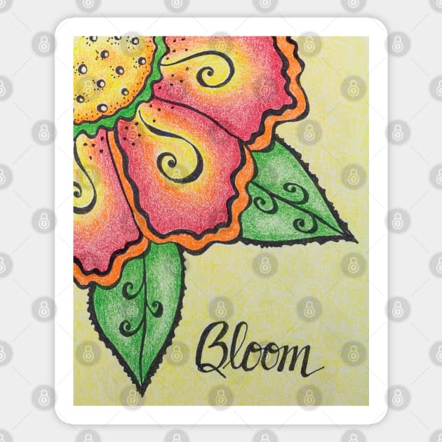 Bloom Sticker by LauraCLeMaster